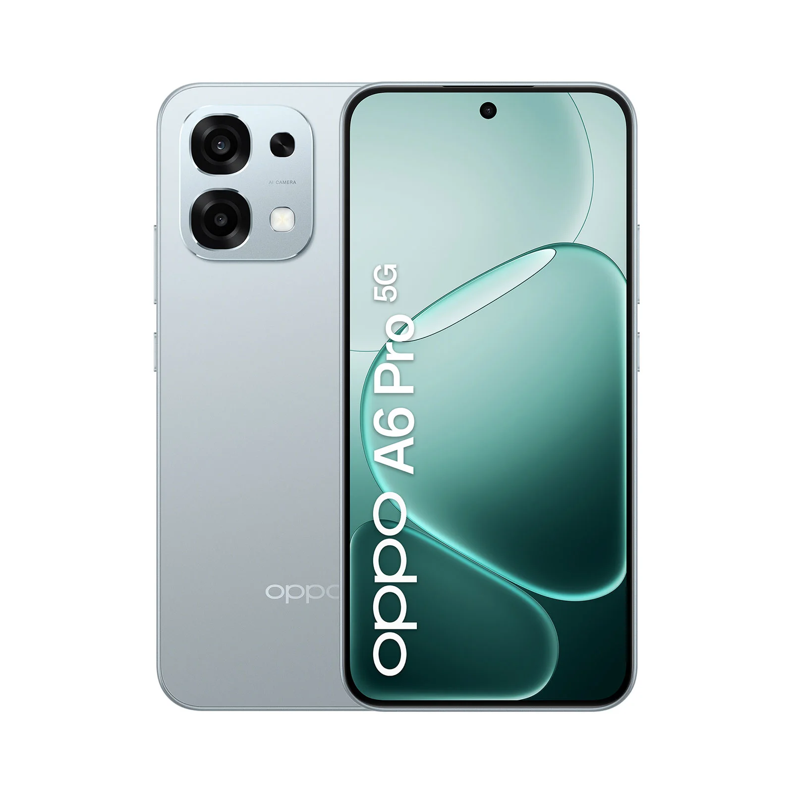 Смартфон Oppo A6 Pro, 5G, 256 GB, 8 GB RAM, 50 MP камера, 6500 mAh, 6.57'', титан