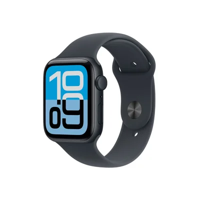 Смарт часовник Apple Watch SE, 1.78'', 44 mm, M/L, тъмносив