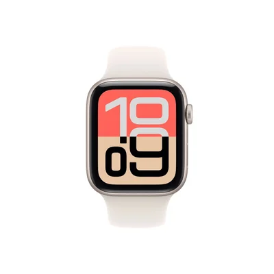 Смарт часовник Apple Watch SE, 1.78'', 44 mm, S/M, бял