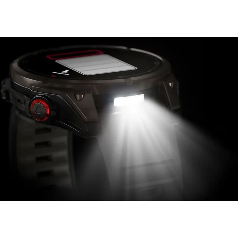 Смарт часовник Garmin Fenix 8, 1.4'', 47 mm, сиво-черен