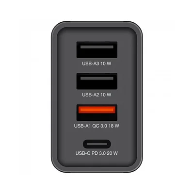 Адаптер Verbatim, 4 порта 3хUSB Type-A, 1xUSB Type-C, 30 W
