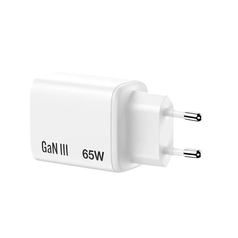 Зарядно устройство Verbatim Essentials, GaN, 65 W, бяло