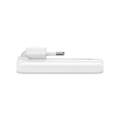 Зарядно устройство Verbatim Fold'n'Go, GaN, 65 W, бяло