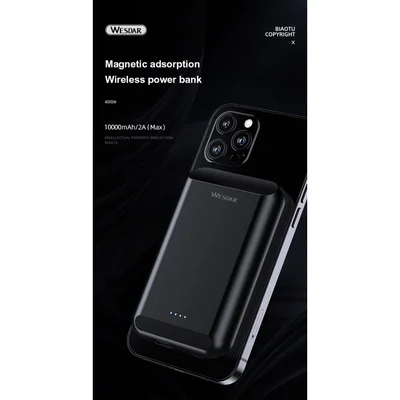 Външна батерия Wesdar S293, 5000 mAh, черна
