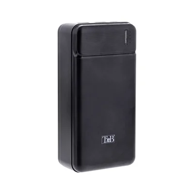 Външна батерия TNB, 30000 mAh, Micro USB, черна