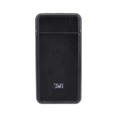 Външна батерия TNB, 30000 mAh, Micro USB, черна