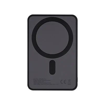 Външна батерия TNB Magsafe 20 W, 5000 mAh,, USB Type-C, черна