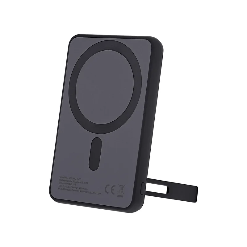 Външна батерия TNB Magsafe 20 W, 5000 mAh,, USB Type-C, черна
