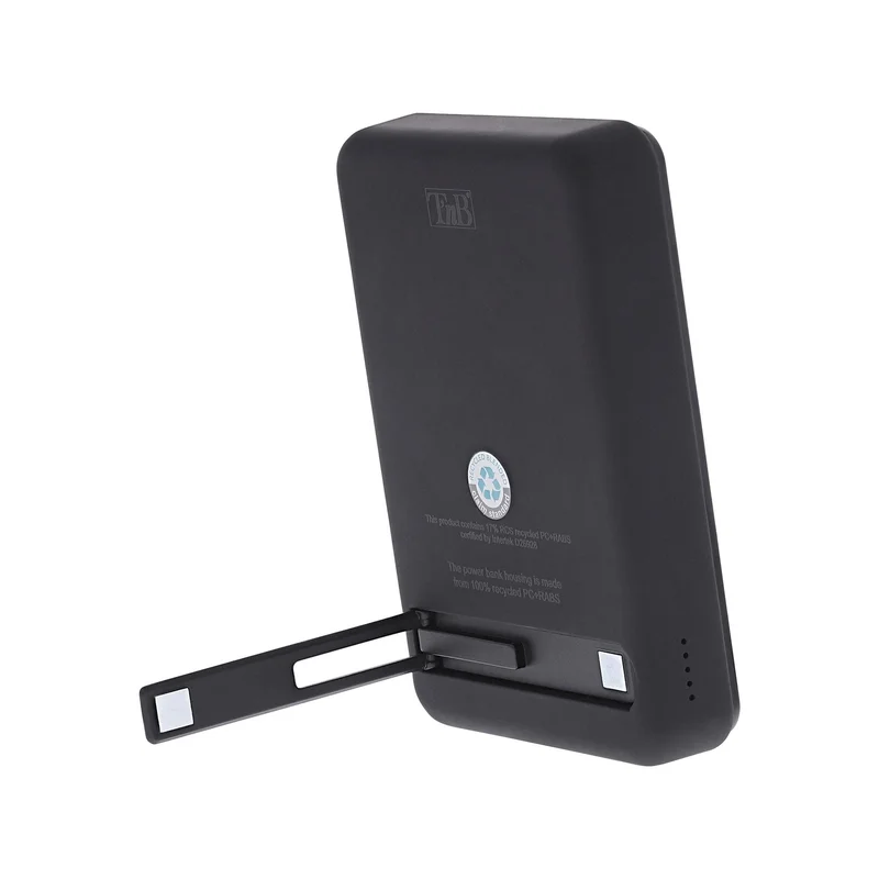 Външна батерия TNB Magsafe, 20 W, 10000 mAh, USB Type-C, черна