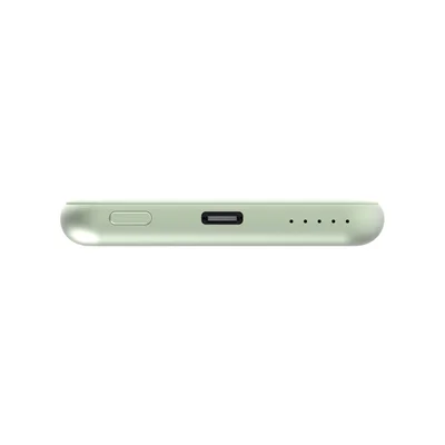 Външна батерия Verbatim Charge 'n' Go, магнитна, 5000 mAh, USB Type-C, зелена