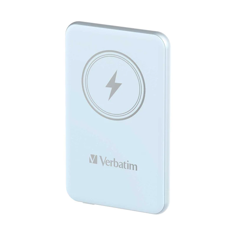 Външна батерия Verbatim Charge 'n' Go, магнитна, 5000 mAh, USB Type-C, синя