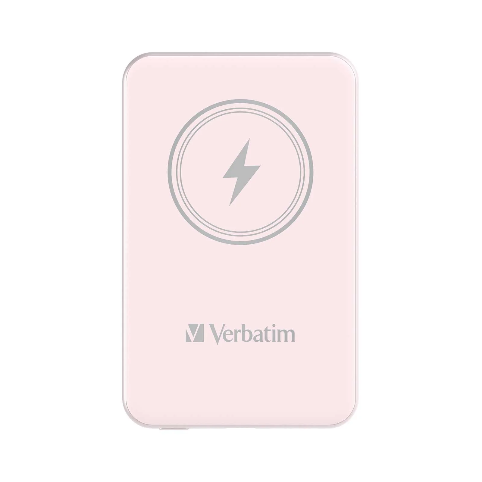 Външна батерия Verbatim Charge 'n' Go, магнитна, 5000 mAh, USB Type-C, розова