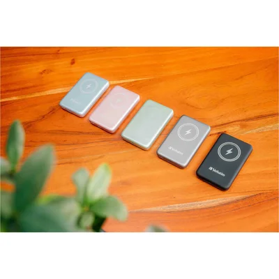 Външна батерия Verbatim Charge 'n' Go, магнитна, 10000 mAh, USB Type-C, черна