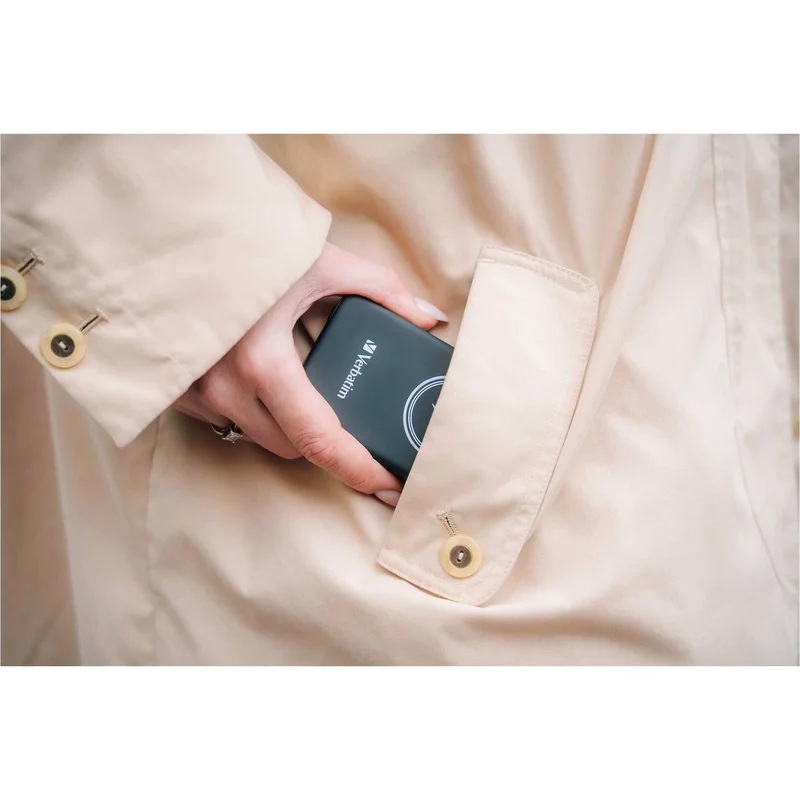 Външна батерия Verbatim Charge 'n' Go, магнитна, 10000 mAh, USB Type-C, черна