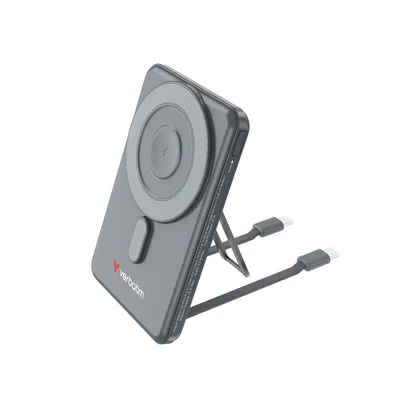 Външна батерия Verbatim Charge n'Go, 5000 mAh, с 2 кабела, USB Type-C, сива