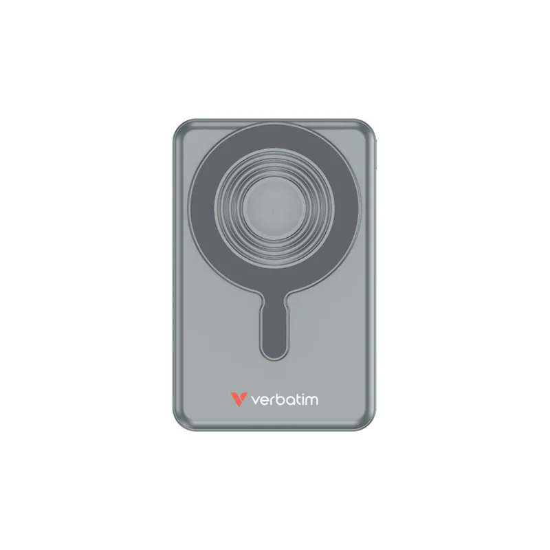 Външна батерия Verbatim Charge'n'Go, с дисплей, 10000 mAh, сива