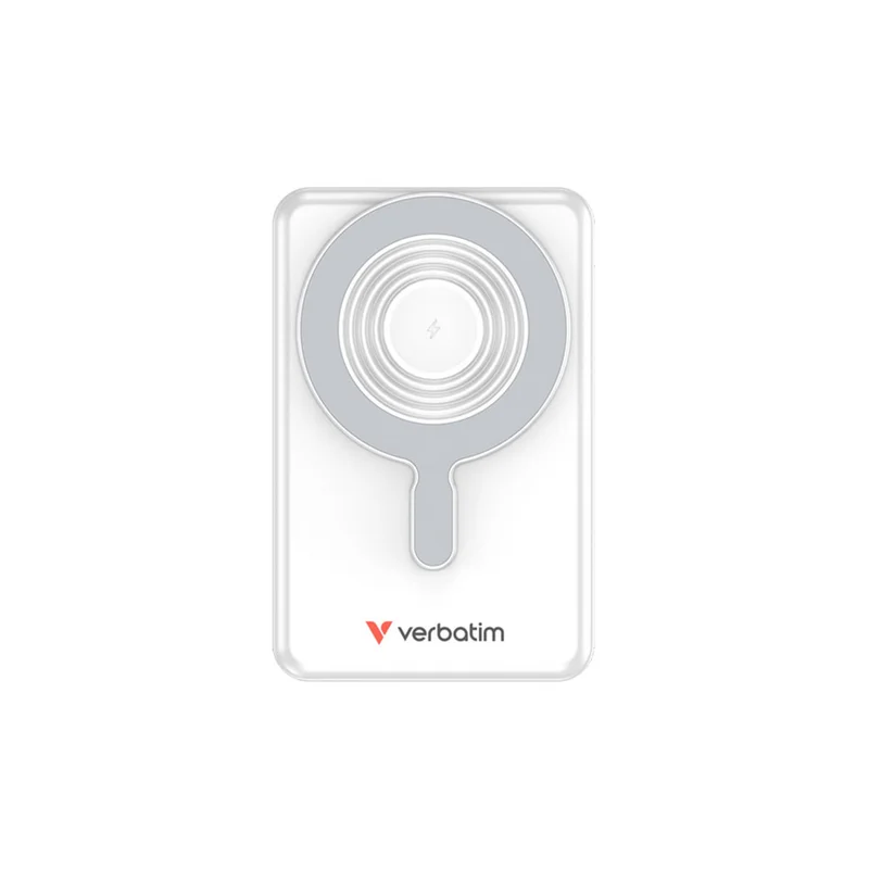 Външна батерия Verbatim Charge'n'Go, с дисплей, 10000 mAh, сребриста