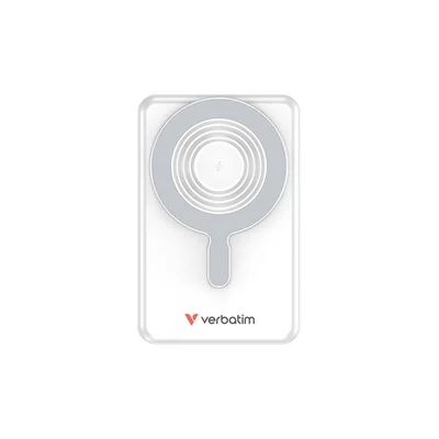 Външна батерия Verbatim Charge'n'Go, с дисплей, 10000 mAh, сребриста