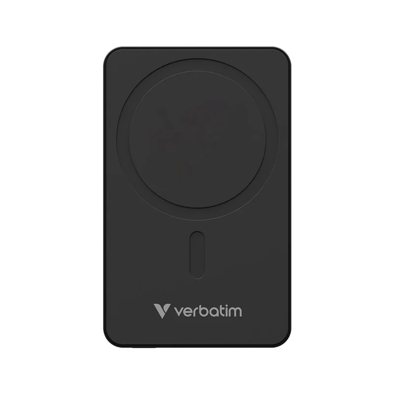 Външна батерия Verbatim Charge'n'Go, магнитна, 10000 mAh, черна