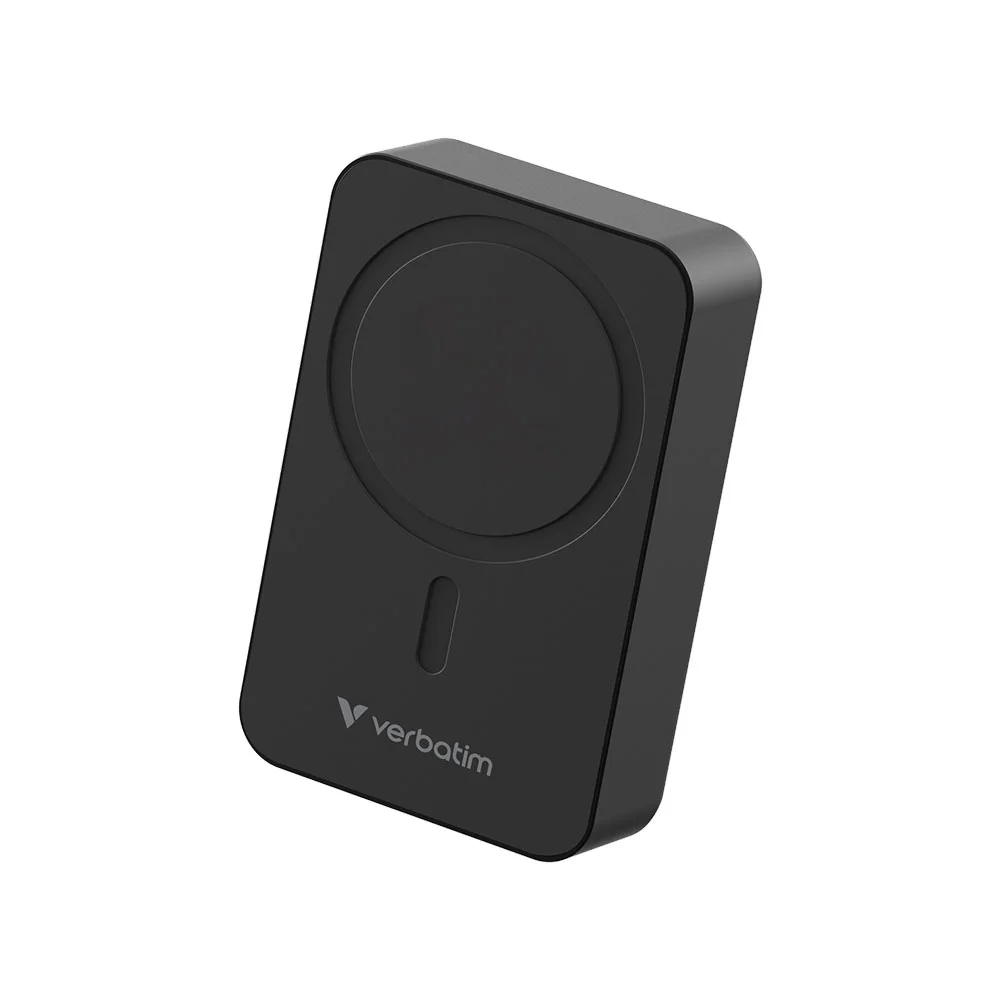 Външна батерия Verbatim Charge'n'Go, магнитна, 20000 mAh, черна
