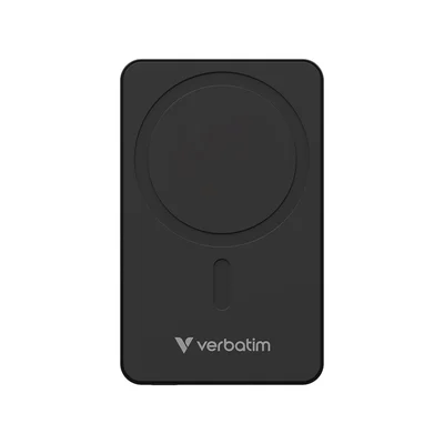 Външна батерия Verbatim Charge'n'Go, магнитна, 5000 mAh, черна