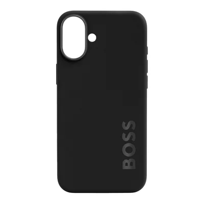 Hugo Boss Калъф за телефон, за iPhone 16 Plus, черен