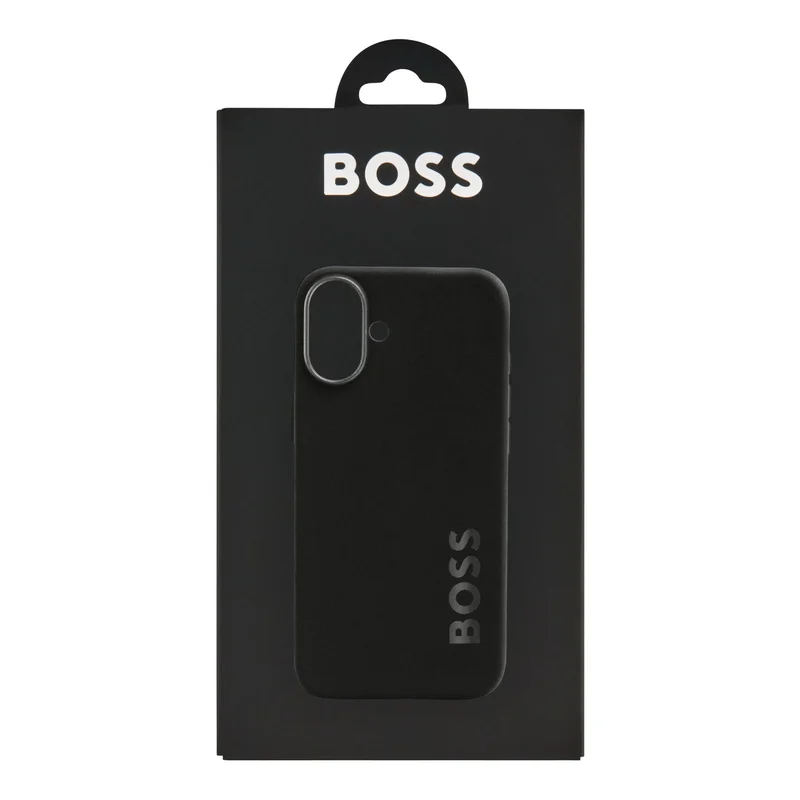 Hugo Boss Калъф за телефон, за iPhone 16 Plus, черен