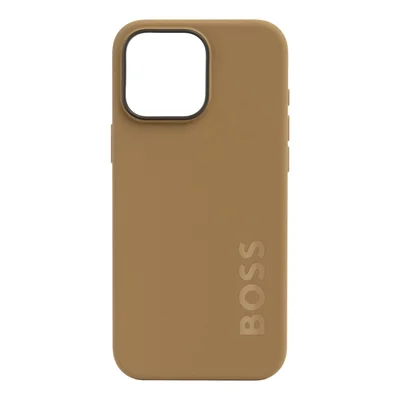 Hugo Boss Калъф за телефон, за iPhone 16 Pro Max, карамел