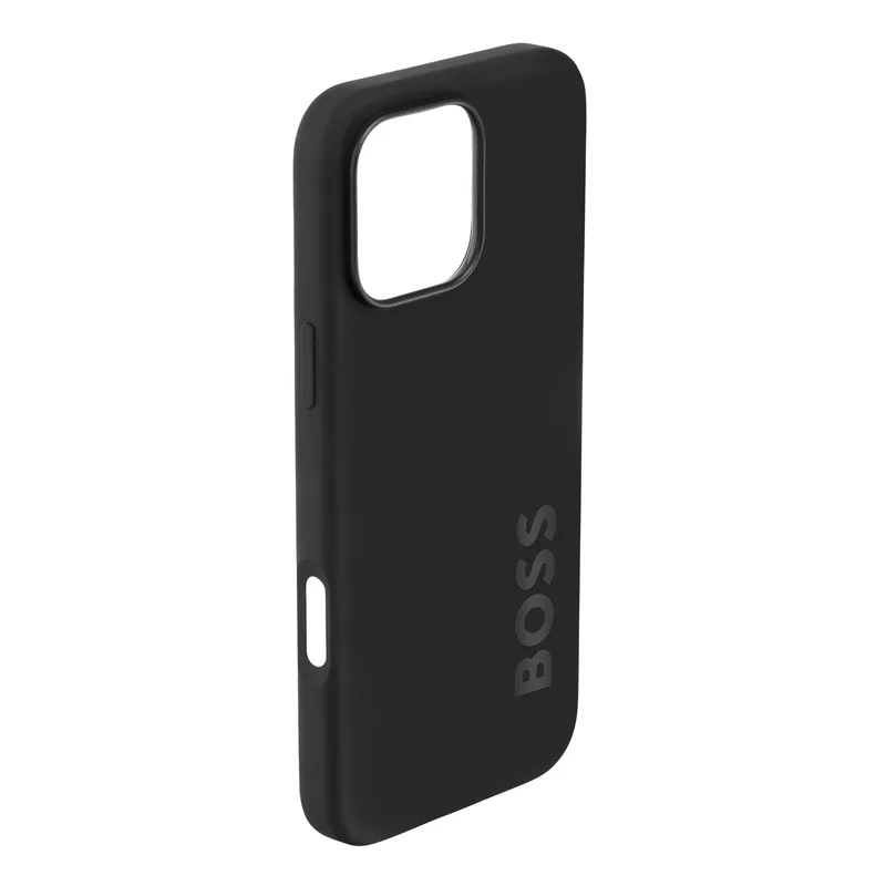 Hugo Boss Калъф за телефон, за iPhone 16 Pro Max, черен