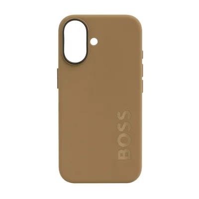 Hugo Boss Калъф за телефон, за iPhone 16, карамел