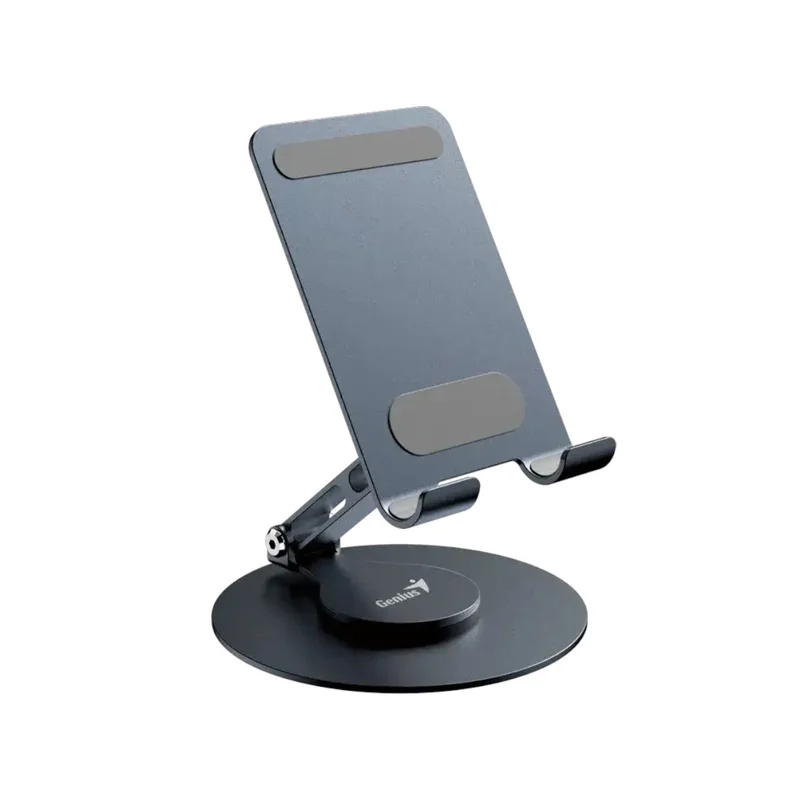 Поставка за телефон Genius G-Stand M100, алуминиева, минимален диaгонал 4'', сива