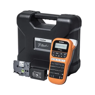 Принтер за етикети Brother PT-E110VPR1, кирилизиран, максимална широчина на етикета 12 mm