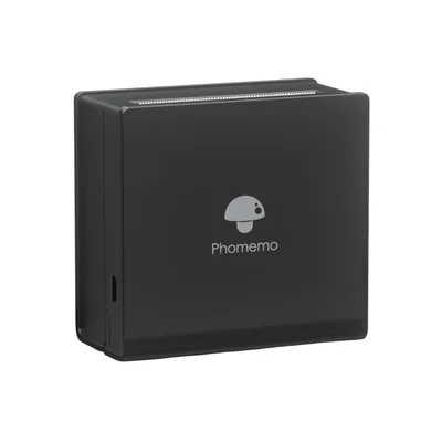 Принтер Phomemo M02-BK, преносим, мини, без мастило, максимална широчина на етикета 53 mm, черен