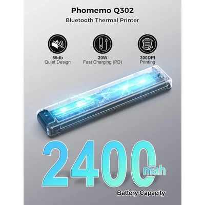 Мобилен принтер Phomemo Q302-SRB, A4