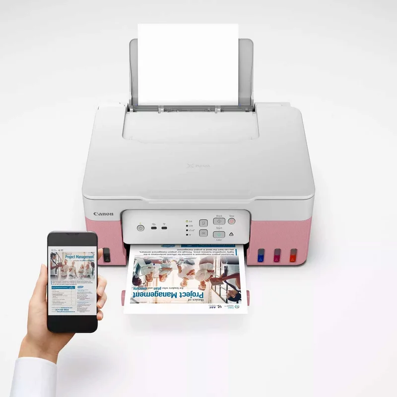 Мастиленоструен принтер Canon Pixma G3430, 3 в 1, А4, Wi-Fi, розов