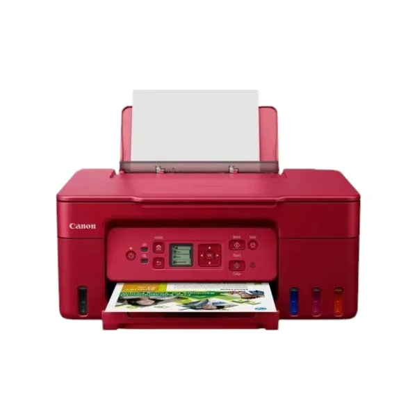 Мастиленоструйно мултифункционално устройство Canon Pixma G3470, 3 в 1, А4, Wi-Fi, червено