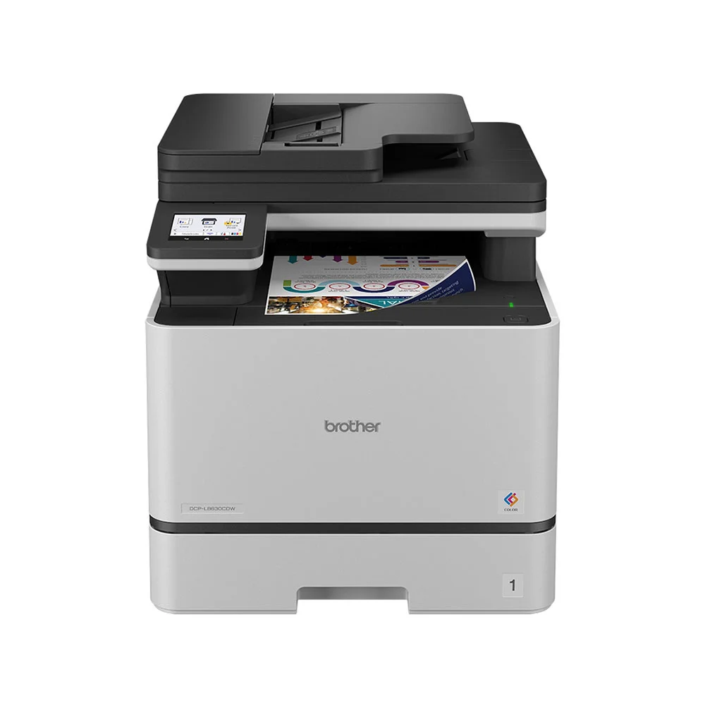 Цветно лазерно мултифункционално устройство Brother DCP-L8630CDW, 3 в 1, A4