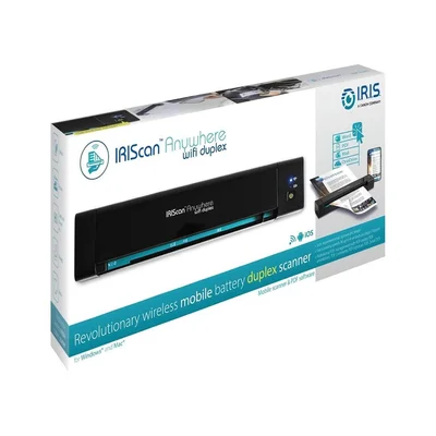 Скенер Iris IRIScan Anywhere 6 Duplex, мобилен, Wi-Fi, A4
