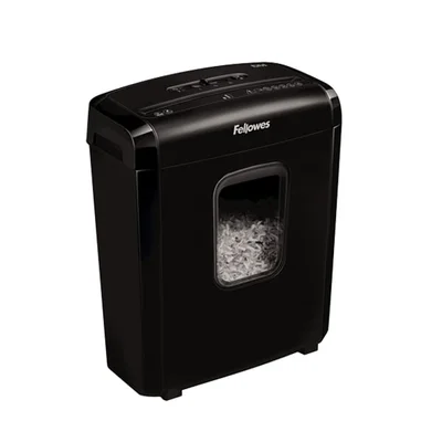 Шредер за унищожаване на документи Fellowes Powershred 6M, Micro Cut, 13 L, P-4, Mini-Cut, време за работа 5 мин