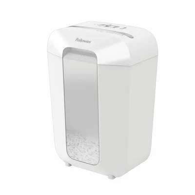 Шредер за унищожаване на документи Fellowes Powershred LX70, Cross-Cut, бял, P-4, обем на коша 18 L, време за работа 5 мин