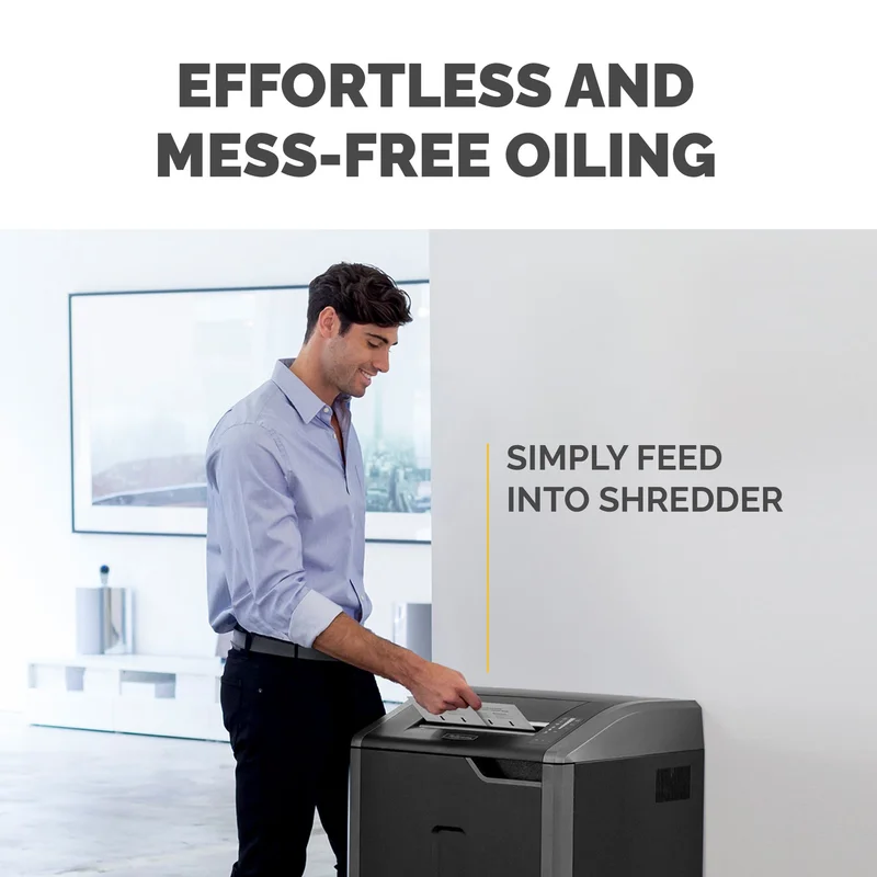 Листове за шредер Fellowes 4025601, намаслени, 10 броя