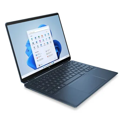 Лаптоп HP Spectre X360, 13.5'', Touch NBC7, Intel Core i7, 1 TB SSD, 32 GB RAM, Windows 11 Home, Intel Iris Xe Graphics, син