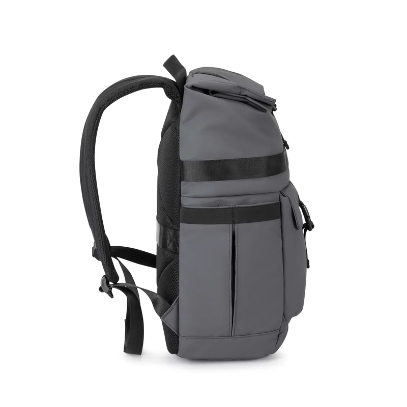 Раница за лаптоп Kingsons Nomad X, 15.6'', водоустойчив полиестер/PVC покритие, 20 L, тъмносива