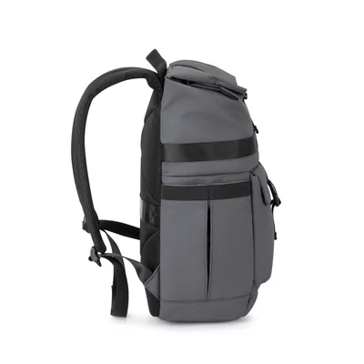 Раница за лаптоп Kingsons Nomad X, 15.6'', водоустойчив полиестер/PVC покритие, 20 L, тъмносива