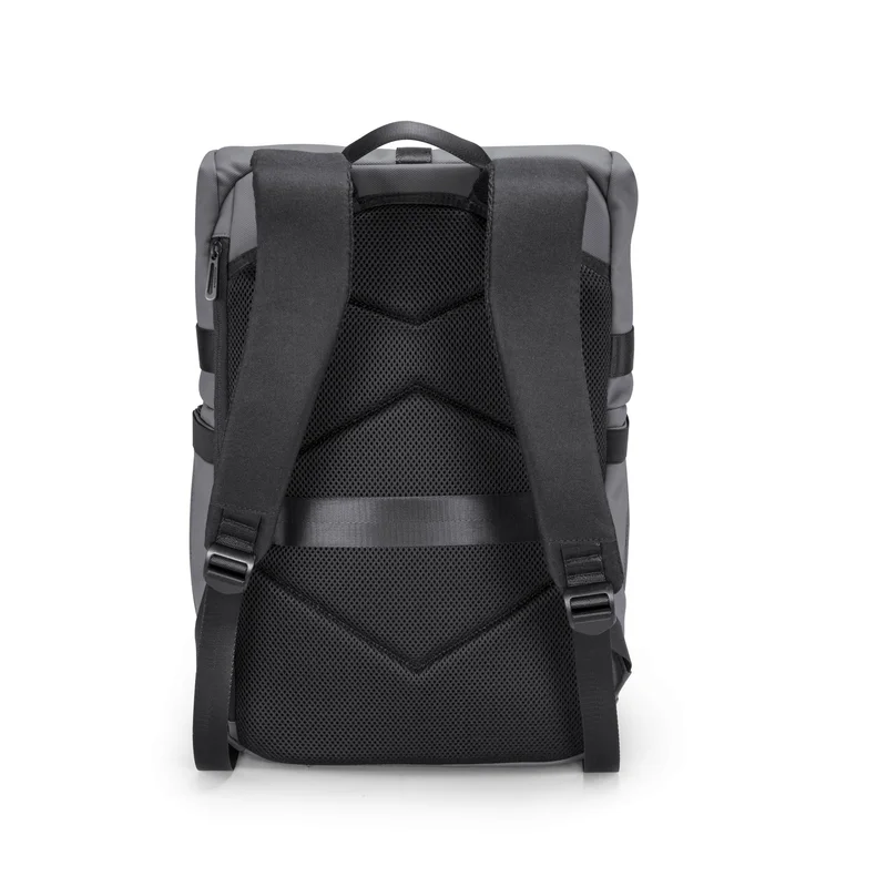 Раница за лаптоп Kingsons Nomad X, 15.6'', водоустойчив полиестер/PVC покритие, 20 L, тъмносива