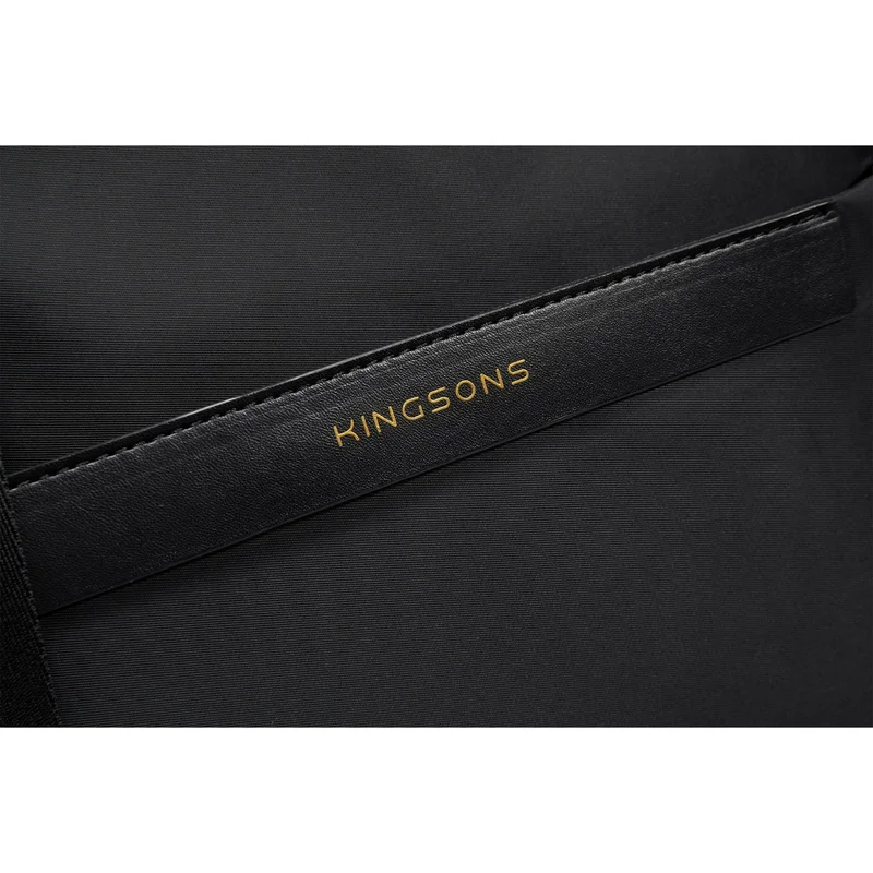 Чанта за лаптоп Kingsons Aura, дамска, 15.6'', черна