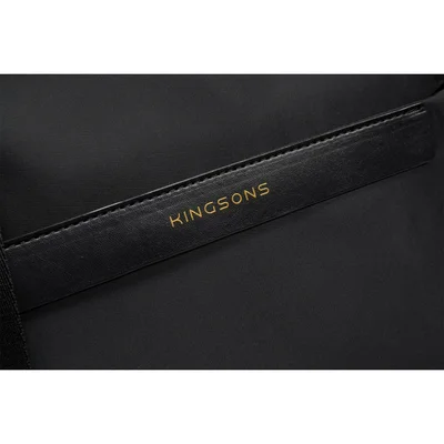 Чанта за лаптоп Kingsons Aura, дамска, 15.6'', черна