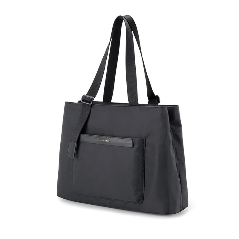 Чанта за лаптоп Kingsons Aura, дамска, 15.6'', черна