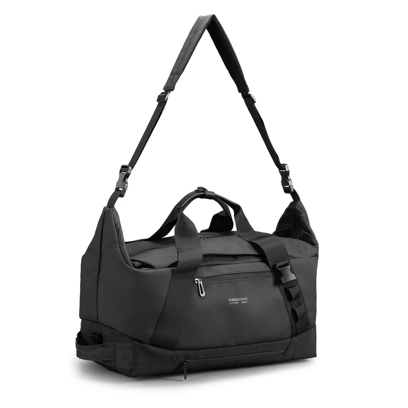 Сак за фитнес и пътуване Kingsons Flexcarry, 3 в 1, черен
