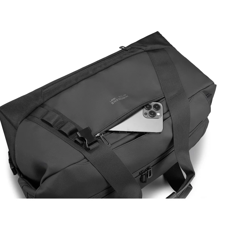 Сак за фитнес и пътуване Kingsons Flexcarry, 3 в 1, черен